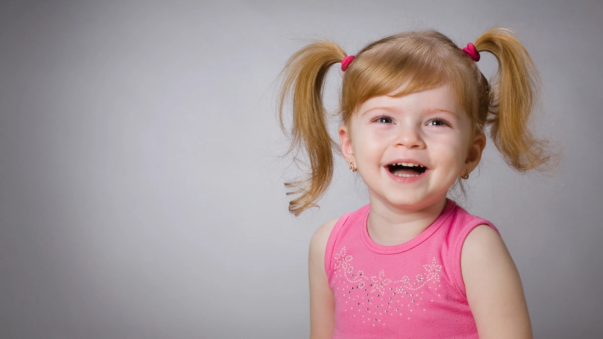 Photo of a 3-year-old girl
